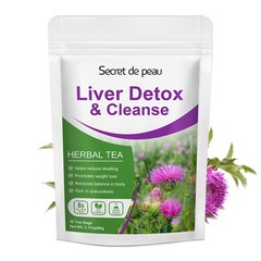 Liver Health Support Supplement – Liver Cleanse Detox & Repair 30 Days Detox Tea