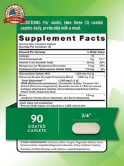 Nature’s Truth Glucosamine Chondroitin MSM Complex | 90 Caplets | with Turmeric