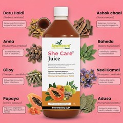 Ayumcure She Care Juice 1000ml Herbal Women Wellness Juice Formula