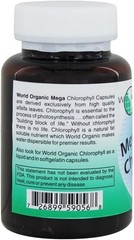 World Organics – Mega Chlorophyll 100mg 60 caps – EXP 5/2027