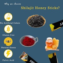 Better Alt Pure Himalayan Shilajit Sticks with Natural Honey, Naturally Sweeter