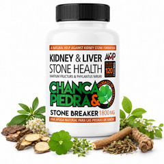 3X Chanca Piedra Herbal Supplement 120 Capsules Each Phyllanthus Niruri Liver