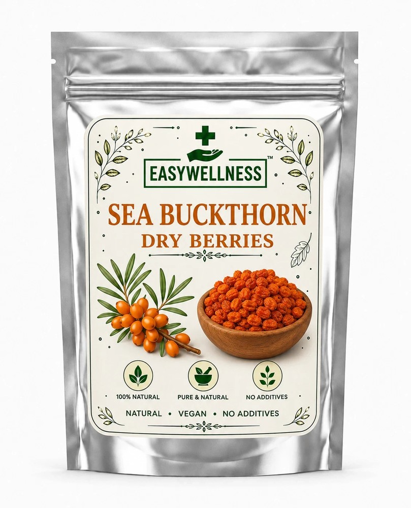 EASYWELLNESS Sea Buckthorn Dry Berries Natural Superfruit Premium Quality