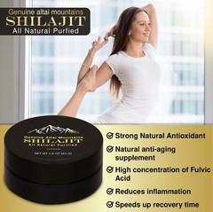 Shilajit Resin – Pure Altai, Golden Grade, High-Quality, 2-Month Supply, 40g