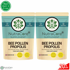 Bee Pollen Propolis Capsules 600mg-(10% Phenolic Acids, 15% Flavonoid)-90Capsule