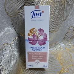 Just Sandalwood Herbal Bath Essence Oil Unisex Body 50ml 1.7 fl oz