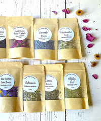 1/2oz Natural Bulk Herb Bags A – Z Organic & Wildcrafted Apothecary Herbs