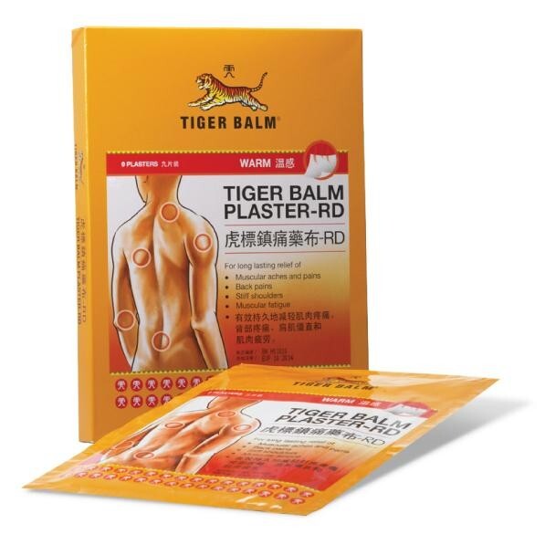 Tiger Balm Pain Relief Patches – Warm – 1 Pack – 2 Patch 14*10 CM exp : 03/2026