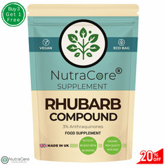 Rhubarb Compound Capsule 5000mg (3%Anthraquinones)-Weight Control, 100% Vegan