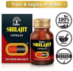 SHILAJIT Caps (100 Caps) Ayurvedic Useful for Vigour & Health, Best Quality