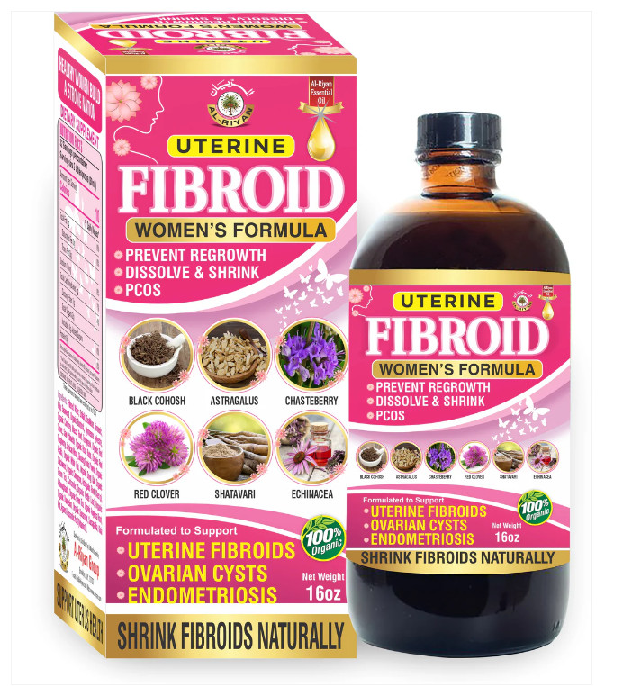 Al Riyan’s Uterine Fibroid Women’s Formula, Organic Natural Herbal Support 16 oz