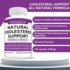 Cholesterol Supplement Support Circulation,Natural Ingredient,30/60/120 Capsules