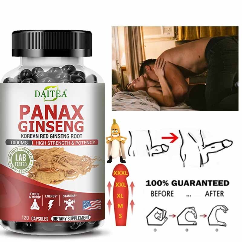 Pure Korean Red Panax Ginseng Extract Capsules – No additives or fillers