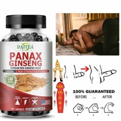 Pure Korean Red Panax Ginseng Extract Capsules – No additives or fillers