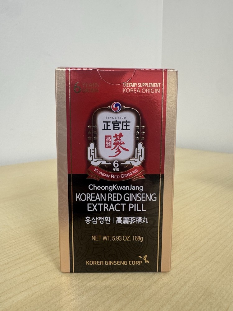 Korean Ginseng Jung Kwan Jang Extract Pills –Herbal Energy & Immune Support