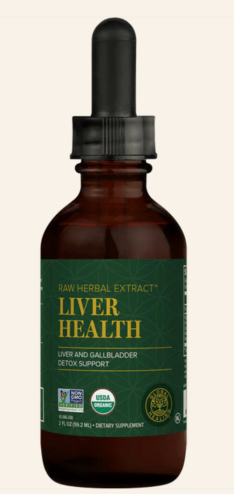 Global Healing Organic Raw Herbal Extract Liver Health, 2 fl. oz.