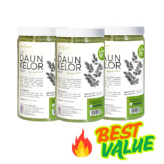 3 Jars Bundle Moringa Leaf Powder 450g Natural Superfood for Energy & Detox