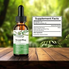 Amazing Botanicals Sweet Flag 10X Extract Tincture 15000mg Natural Herbal Supprt