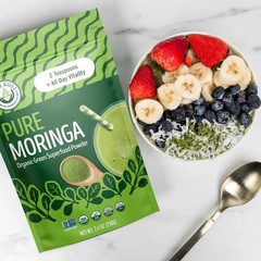 KULI KULI / PURE Moringa Organic Green Superfood Powder / 7.4 oz / BB 10/15/2026