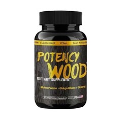 60pcs Potency Wood Capsule Pure Organic Herbal Formula Supplement Capsules.