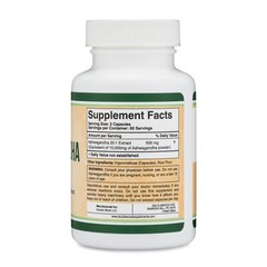 Ashwagandha Capsules 500mg, 120 Count – Adaptogen Stress Relief (20:1 Potency)