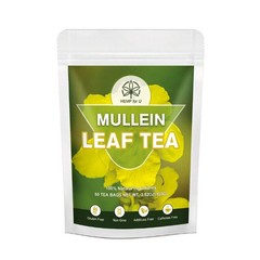 3x Mullein Leaf Tea – Natural Respiratory Support & Lung Health (50 Tea Bags)