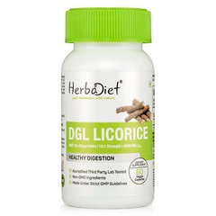 DGL Deglycyrrhizinated Licorice Extract Capsules Bloating Relief Colon Cleanse
