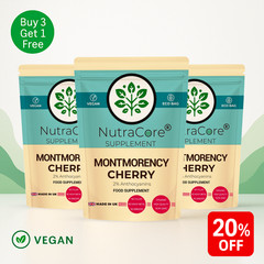 Montmorency Tart Cherry Capsules-5000mg(2%Anthocyanins)Muscle &Sleep Aid-180Caps