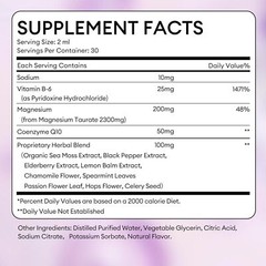60ml Magnesium Taurate Liquid Drops Magnesium Potassium 2300mg(VB6 Mg Q10)