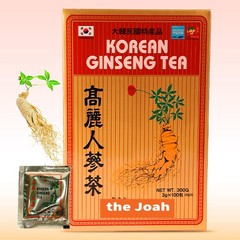 Korean Ginseng Tea – Caffeine Free, 3g Single-Serve Powder 100 Sachets, Impro…