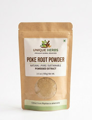 Wild Roots Organic Poke Root Powder (Phytolacca Americana) | Premium Dried Herb