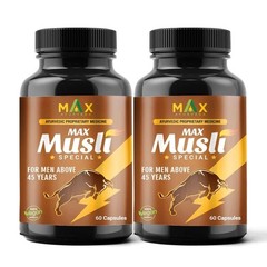 Max Ayurveda Max Musli Special Capsules For Men 60 Capsules Each Set Of 2 Q814