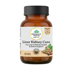 Organic India Liver Kidney Care Detox Body & Ragulate Metabolic, 60 Veg Capsules