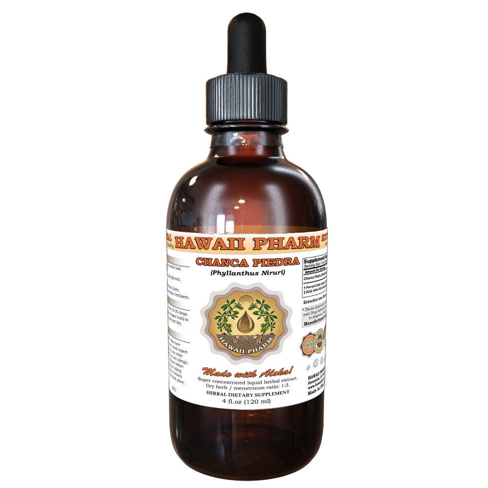 Chanca Piedra (Phyllanthus Niruri) Tincture. Alcohol-Based. Hawaii Pharm.