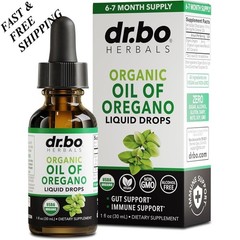 LUXRY NEW Oregano Oil Organic Liquid Drops – 6 Month Supply Organic Oil