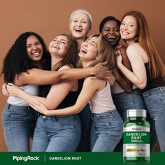 Dandelion Root Capsules | 1800mg | 180 Count | Non-GMO | by Piping Rock