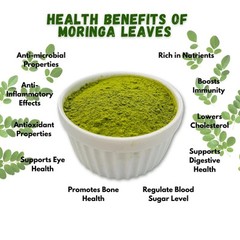 100% Pure Moringa Powder Raw Organic – Natura Weight Loss (50 GM to 1000 GM)