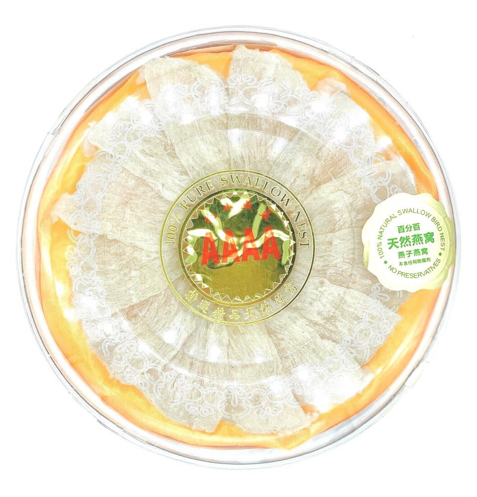 100% Natural Indonesia Swallow Bird’s Nest 4A Grade 4OZ (113g) 燕窝 燕盏 Tổ Yến Sào