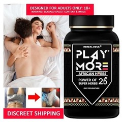 African Herbal Play More Powder Mens Energy Vitality and Health Support