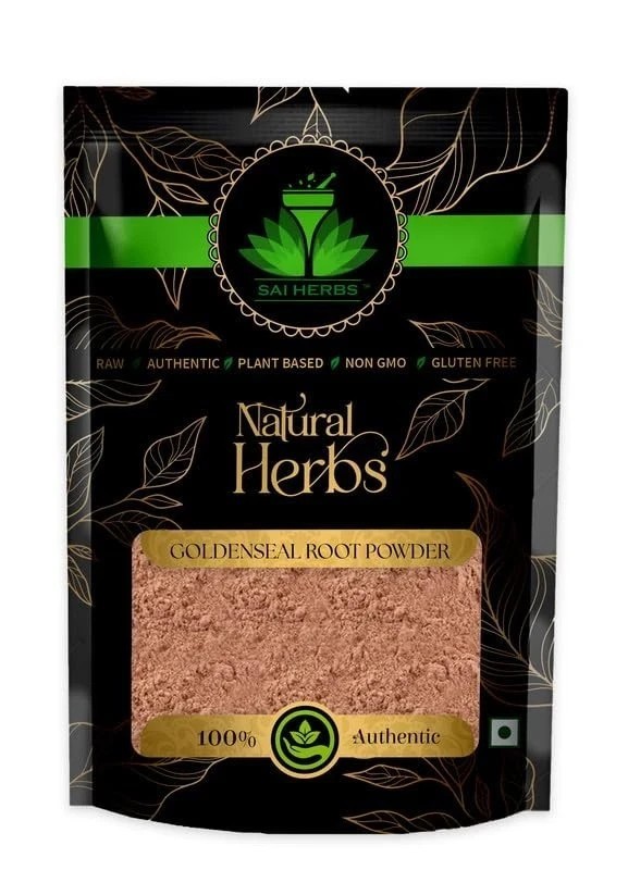 Natural Herbs Goldenseal Root Powder for Good Skin – 100 gm Free Shipping d184