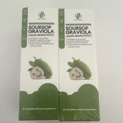 IMATCHME Soursop Graviola Liquid Drops 1800mg 2 fl oz Cell Regeneration Vegan