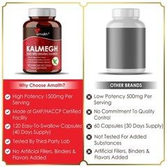 Organic Kalmegh Powder Andrographis Paniculata Liver Health 1500mg 120 Capsules