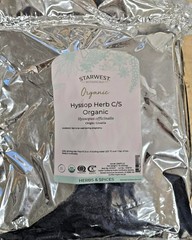 Starwest Botanicals Hyssop Herbs c/s Herbal Tea Organic Croatia