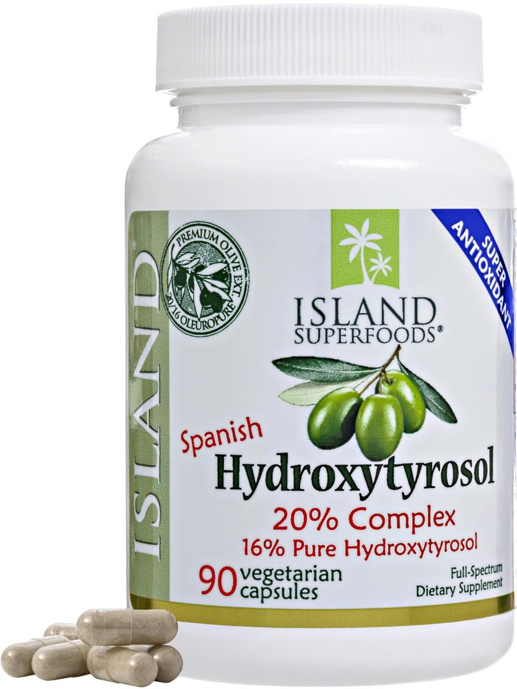 , 20% Hydroxytyrosol Complex™ Olive Fruit Extract Super Strength 100% Grown …