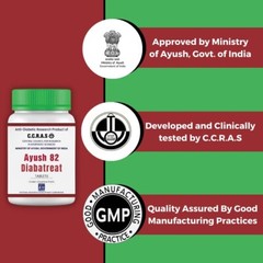 Ayush 82 Diabatreat (180 Tablets) Controls Blood Sugar Naturally 100% Herbal