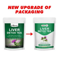 Liver Cleanse & Detox Support Liver Detox Tea Herbal Kidney and Pancrea