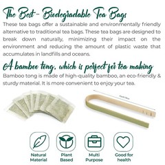 75 Tea Bags – Mullein Leaf, Ginseng, Elderberry, Ginger & Thyme – Lung Cleanse,