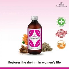 Charak M2‑Tone Syrup • Non‑Hormonal Menstrual Modulator • 2 × 200 ml