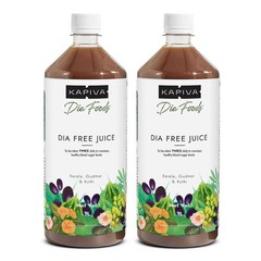 Kapiva Dia Free Juice 1L Pack of 2 | Herbal Wellness Drink | Free Shipping