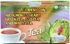 1 Artichoke Tea GREEN TEA GN+VIDA 30 Bags Exp 2026 Up